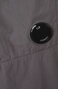 Детские хлопковые брюки-карго C.P. COMPANY серого цвета, арт. CMP00M/LLC00/4-8 | Фото 3 (Нос: Не проставлено; Материал сплава: Проставлено; Случай: Повседневный; Материал внешний: Хлопок; Ростовка одежда: 6 лет | 116 см, 4 года | 104 см, 8 лет | 128 см)