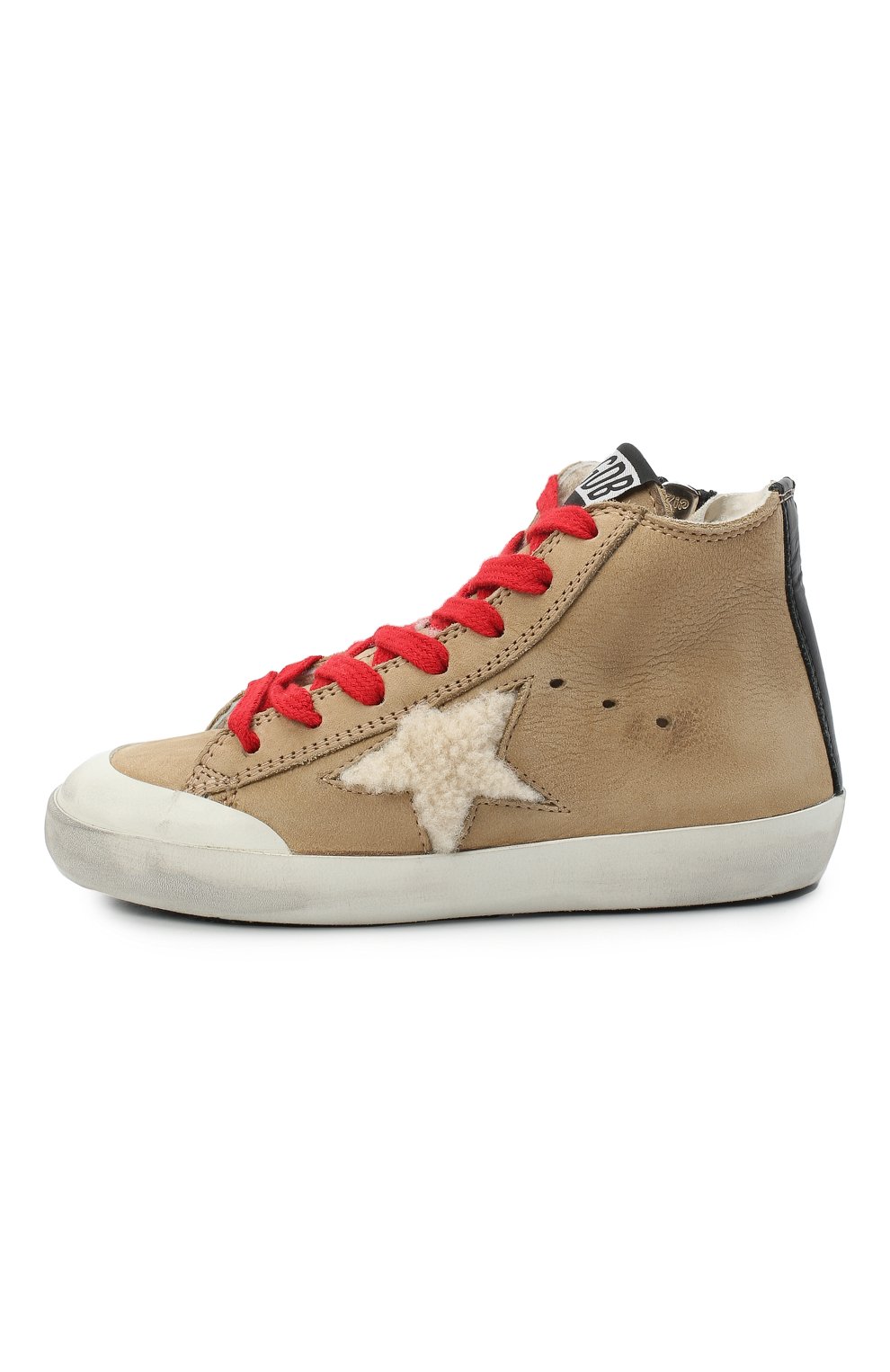 Кожаные кеды GOLDEN GOOSE DELUXE BRAND, арт. GYF00114.F000453, фото 2