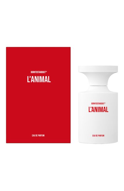 Парфюмерная вода l'animal (100ml) BORNTOSTANDOUT бесцветного цвета по цене 27900 руб., арт. BTSOLM100, фото 2 Парфюмерная вода l'animal (100ml) BORNTOSTANDOUT, арт. BTSOLM100, фото 2