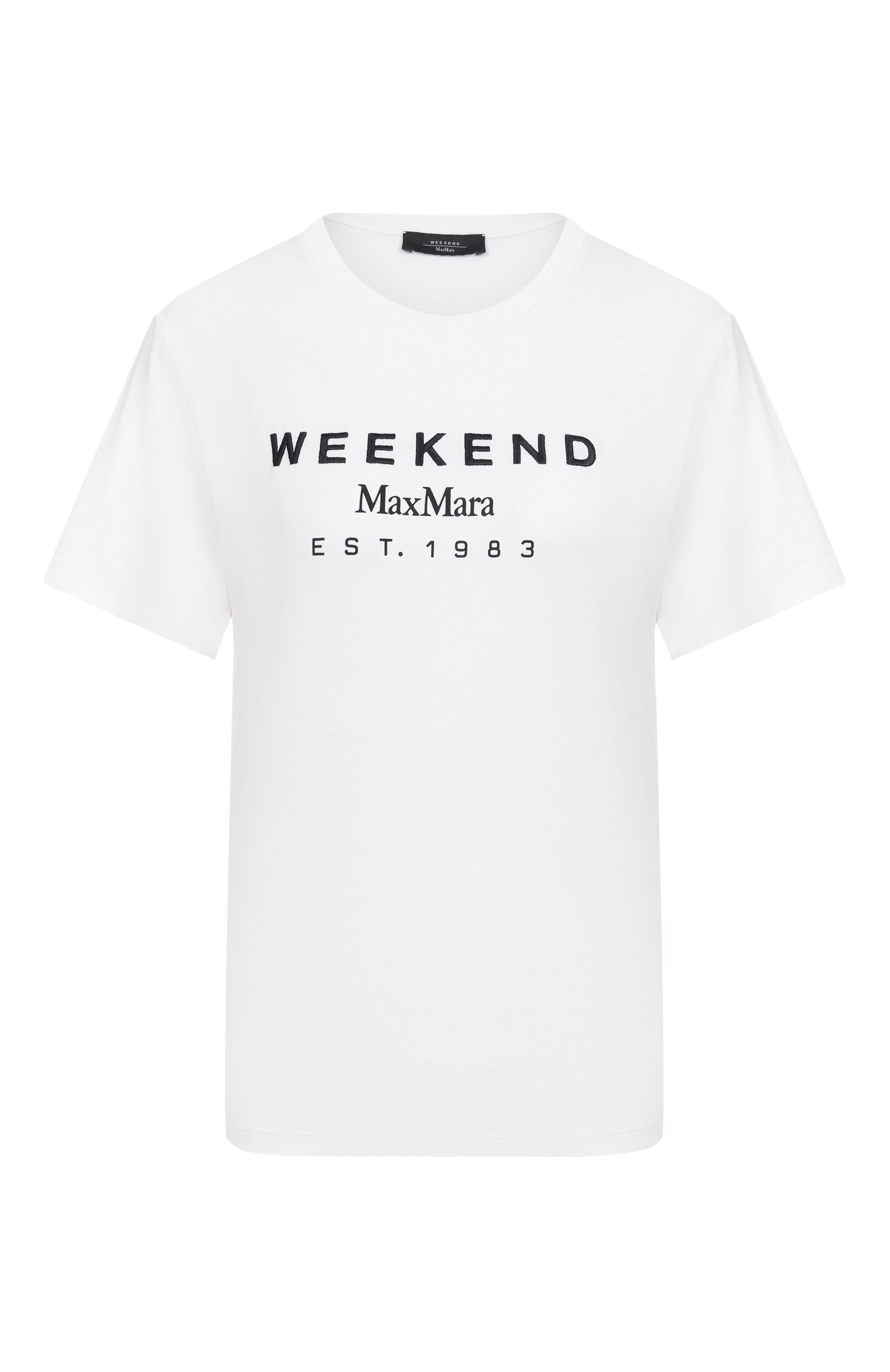 Хлопковая футболка WEEKEND MAX MARA, арт. CABINA, фото 1