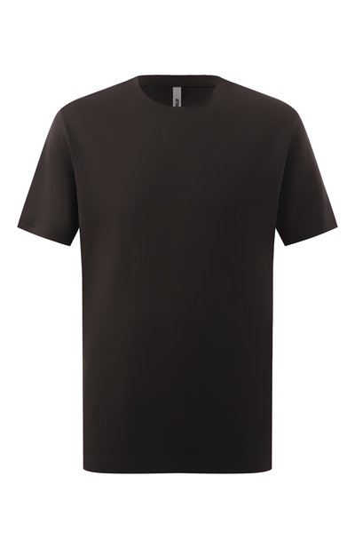 Хлопковая футболка ATTACHMENT темно-серого цвета по цене 22100 руб., арт. AJ42-055, фото 1 Хлопковая футболка ATTACHMENT, арт. AJ42-055, фото 1