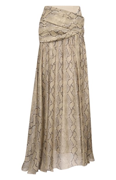 Женская шелковая юбка ELIE SAAB, арт. SK307PS26/CH010