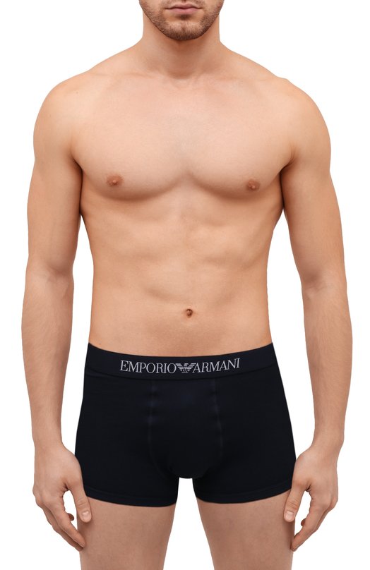 Комплект из трех хлопковых боксеров Emporio Armani 111610/CC722 Разноцветный  111610/CC722 Фото 6