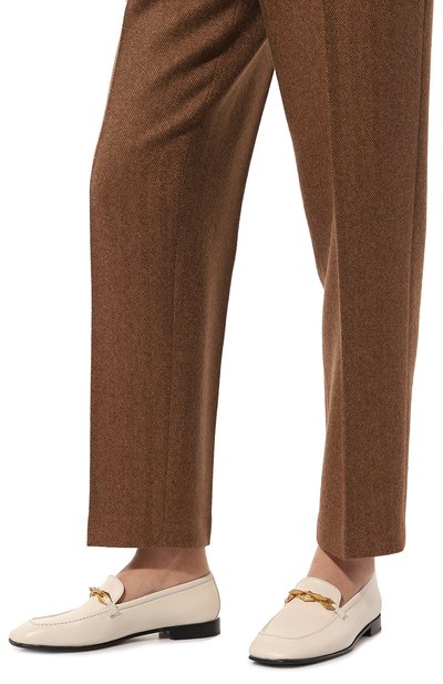 Кожаные лоферы diamond tilda JIMMY CHOO, арт. DIAM0ND TILDA L0AFER/CLF, фото 3