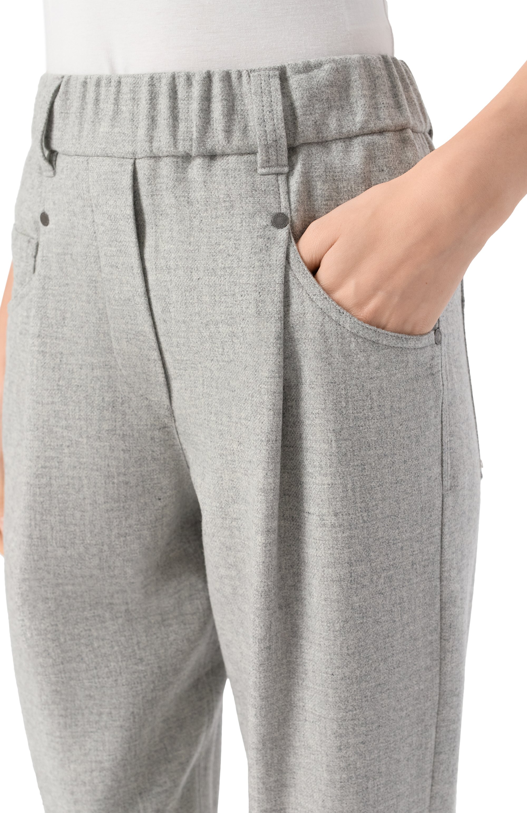 Шерстяные брюки BRUNELLO CUCINELLI, арт. MB162P8417, фото 5