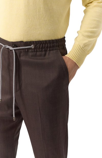 Шерстяные брюки CORNELIANI, арт. 254L25-2518570, фото 5