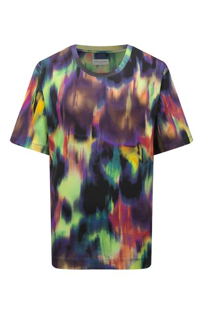 Женская хлопковая футболка DRIES VAN NOTEN, арт. 221-031167-4619