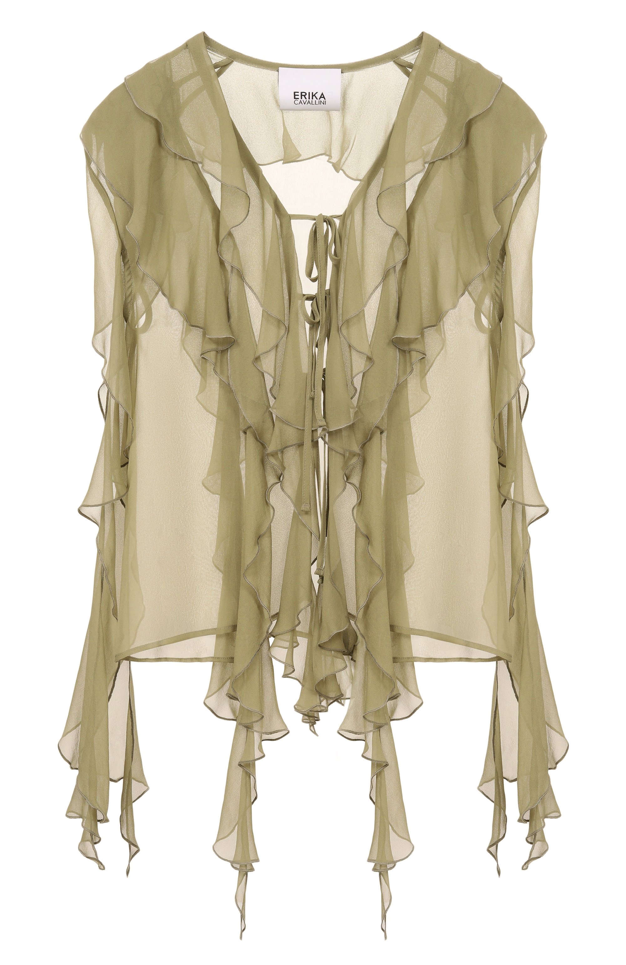 Шелковая блузка ERIKA CAVALLINI, арт. P6SU04, фото 1