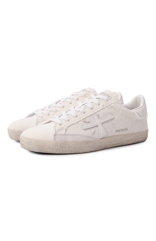 Текстильные кеды Steven D Premiata STEVEND/VAR 7534 Белый STEVEND/VAR 7534