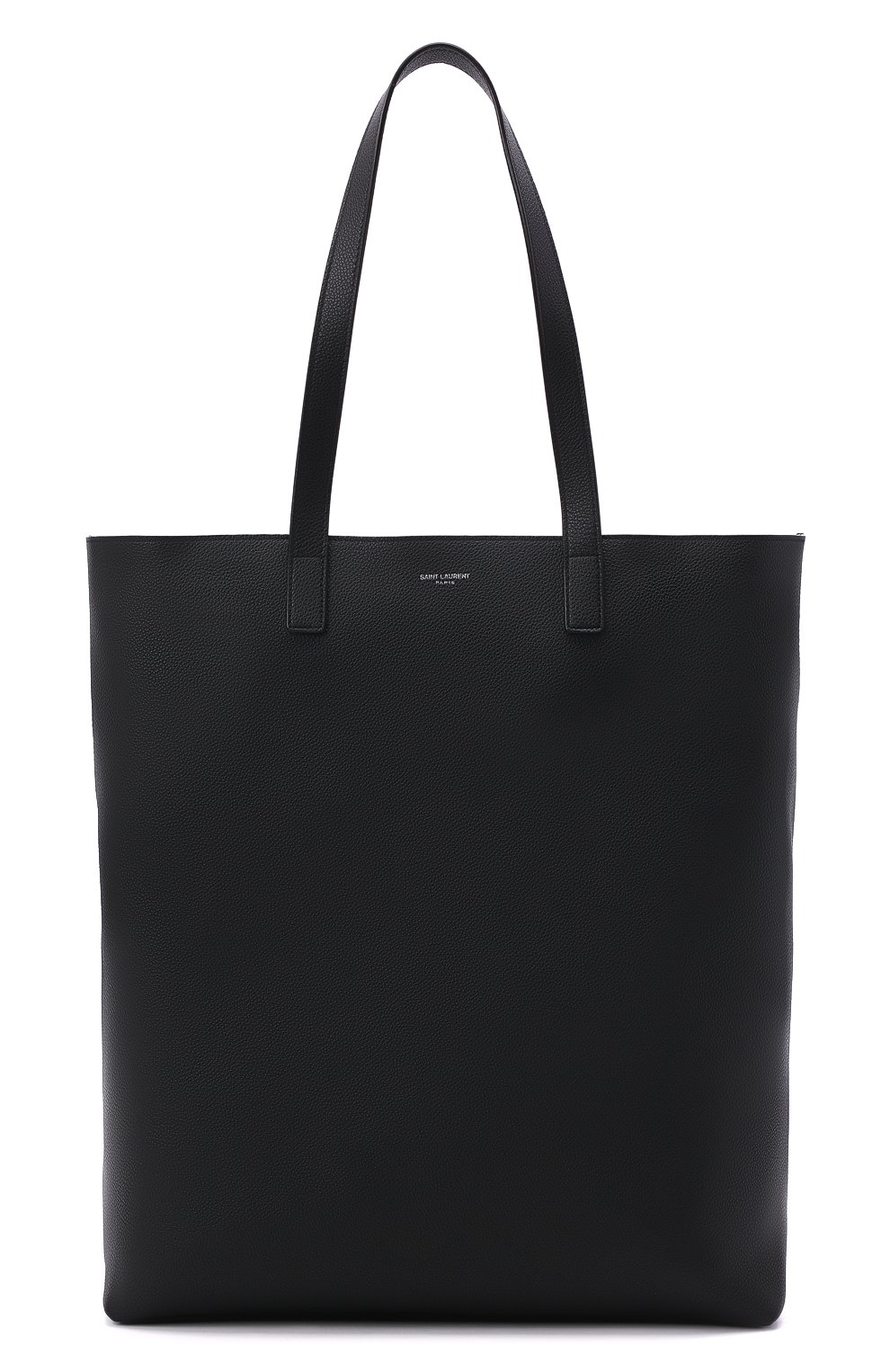 Кожаная сумка-шопер bold SAINT LAURENT черного цвета по цене 169000 руб., арт. 676657/B680N, фото 1 Кожаная сумка-шопер bold SAINT LAURENT, арт. 676657/B680N, фото 1