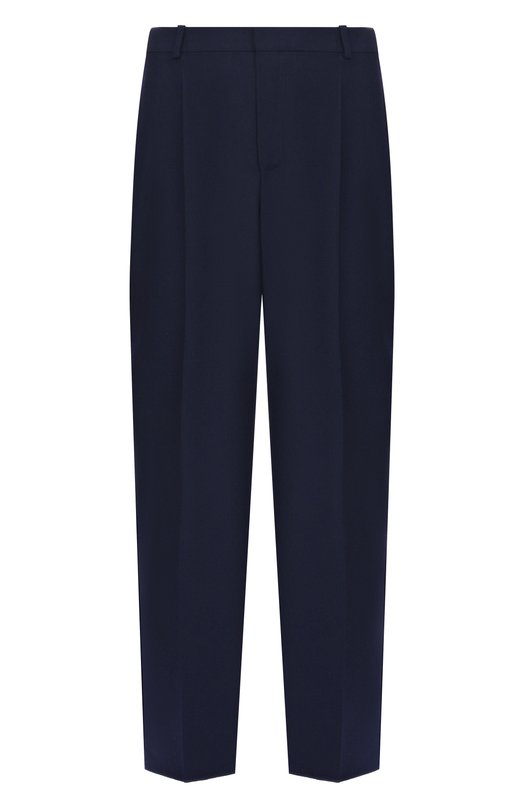 Шерстяные брюки Saint Laurent 844153/Y5K32 Синий 844153/Y5K32