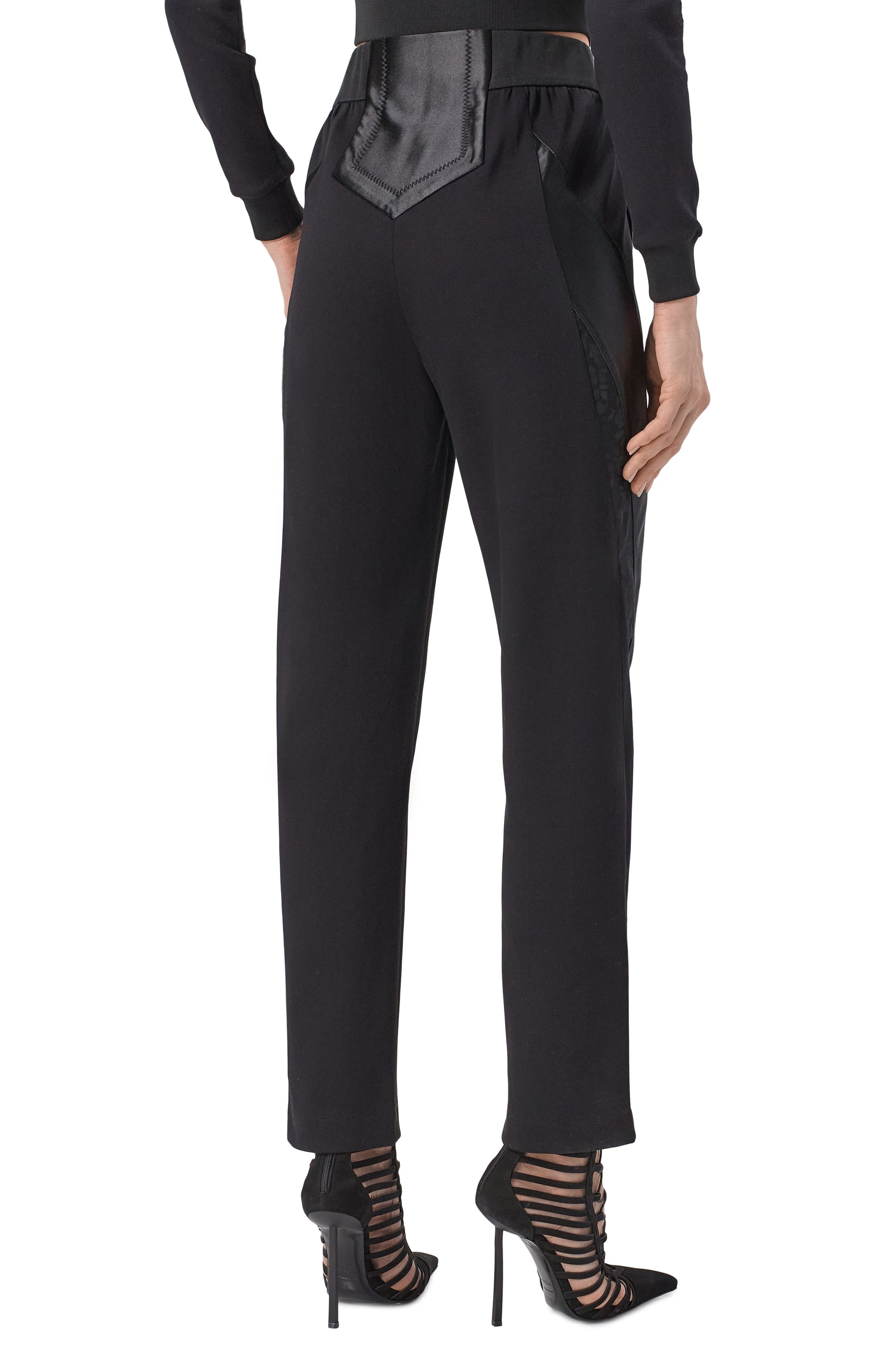 Хлопковые брюки DANIIL ANTSIFEROV черного цвета по цене 40000 руб., арт. DA_1915.9005.026, фото 4 Хлопковые брюки DANIIL ANTSIFEROV, арт. DA_1915.9005.026, фото 4