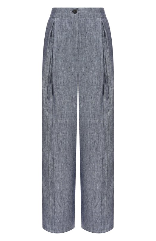 Льняные брюки Emporio Armani EW001572/TE10381 Синий EW001572/TE10381