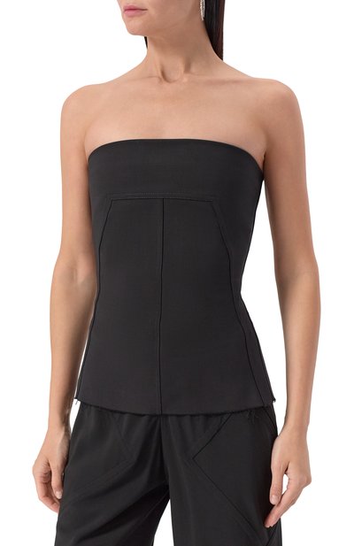 Шерстяной топ-корсет RICK OWENS, арт. RP02E4127/WST, фото 3