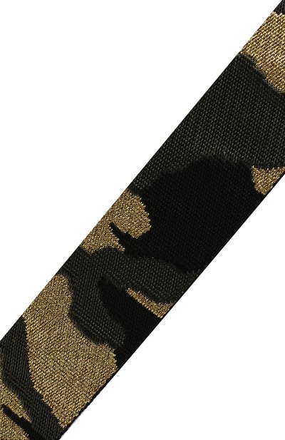 Ремень для сумки camo webbing MARC JACOBS (THE) черного цвета по цене 12850 руб., арт. M0015666, фото 3 Ремень для сумки camo webbing MARC JACOBS (THE), арт. M0015666, фото 3