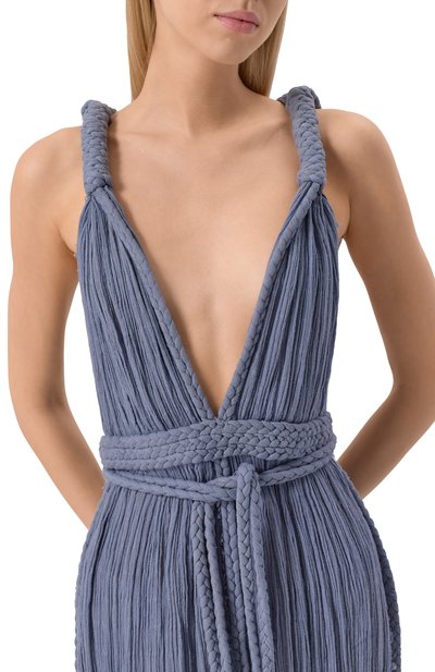 Хлопковое платье KASIA KULENTY, арт. SELENA G0WN, фото 5