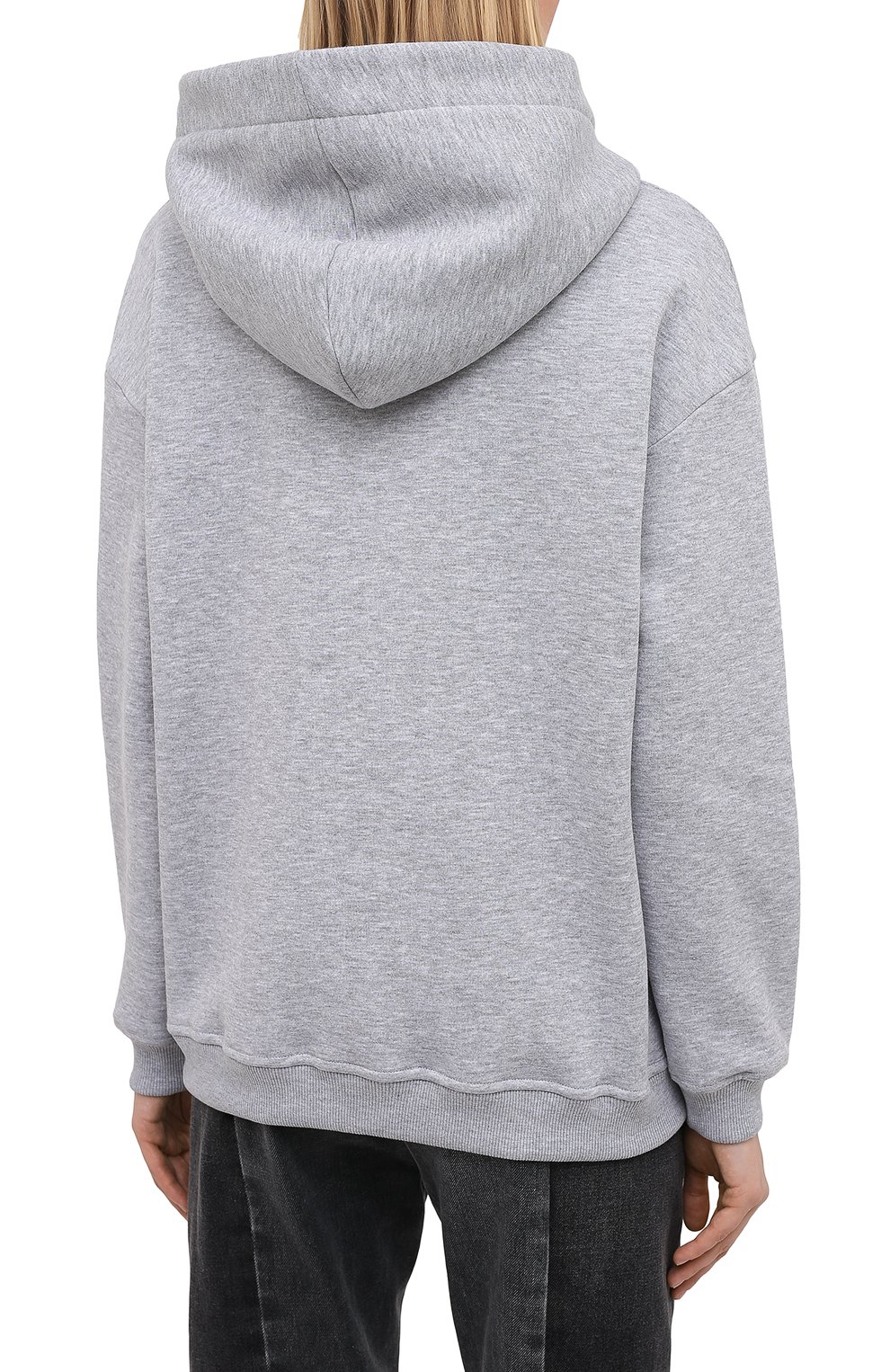 Хлопковое худи SEVEN LAB серого цвета по цене 11550 руб., арт. HW20-CYPN-P07 grey, фото 4 Хлопковое худи SEVEN LAB, арт. HW20-CYPN-P07 grey, фото 4