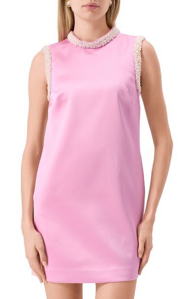 Атласное платье SELF-PORTRAIT, арт. RS25005SB, фото 3