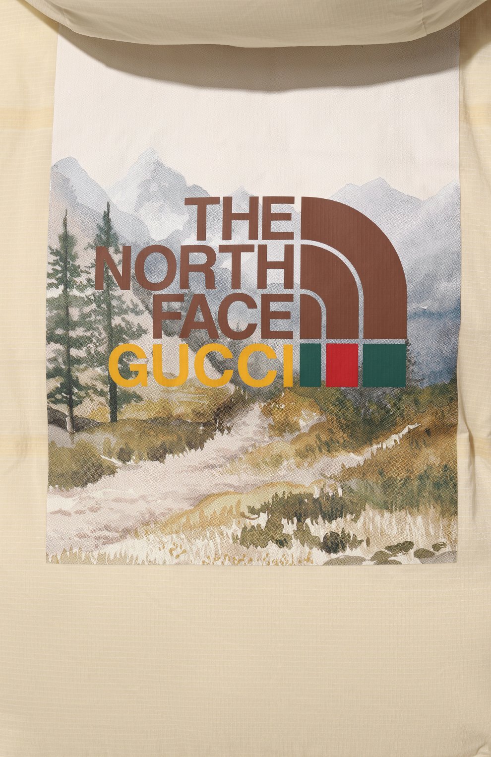 Пуховик the north face x gucci GUCCI кремового цвета по цене 302400 руб., арт. 663735 XAAC9, фото 5 Пуховик the north face x gucci GUCCI, арт. 663735 XAAC9, фото 5