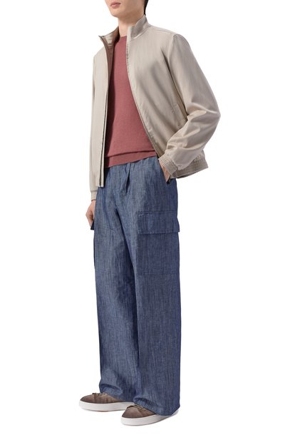 Джемпер из шелка и хлопка ANDREA CAMPAGNA, арт. M5425-1033, фото 2