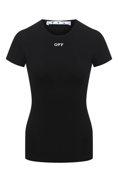 Женская хлопковая футболка OFF-WHITE, арт. 0WAA065R21JER001