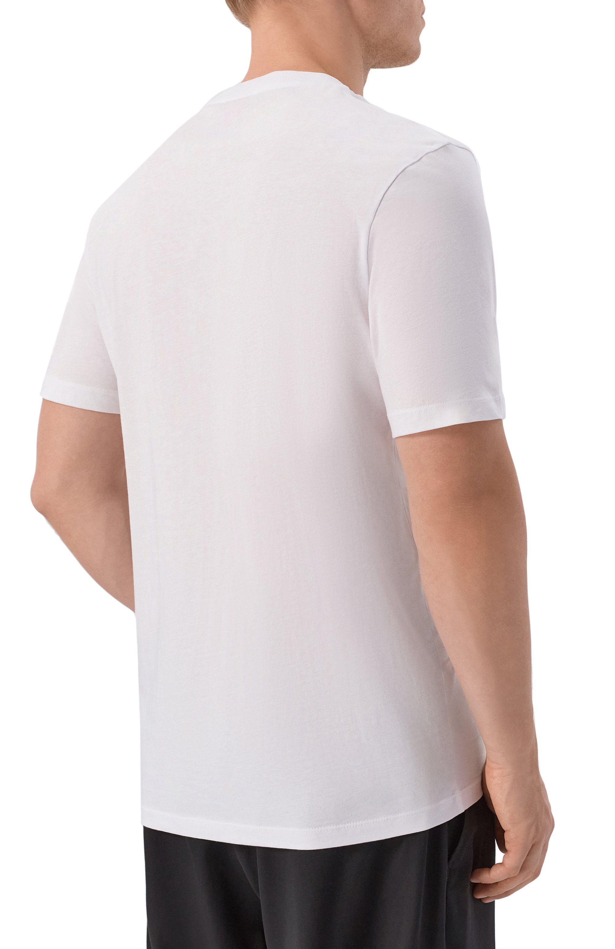 Комплект из двух футболок HUGO белого цвета по цене 10950 руб., арт. 50548566, фото 4 Комплект из двух футболок HUGO, арт. 50548566, фото 4