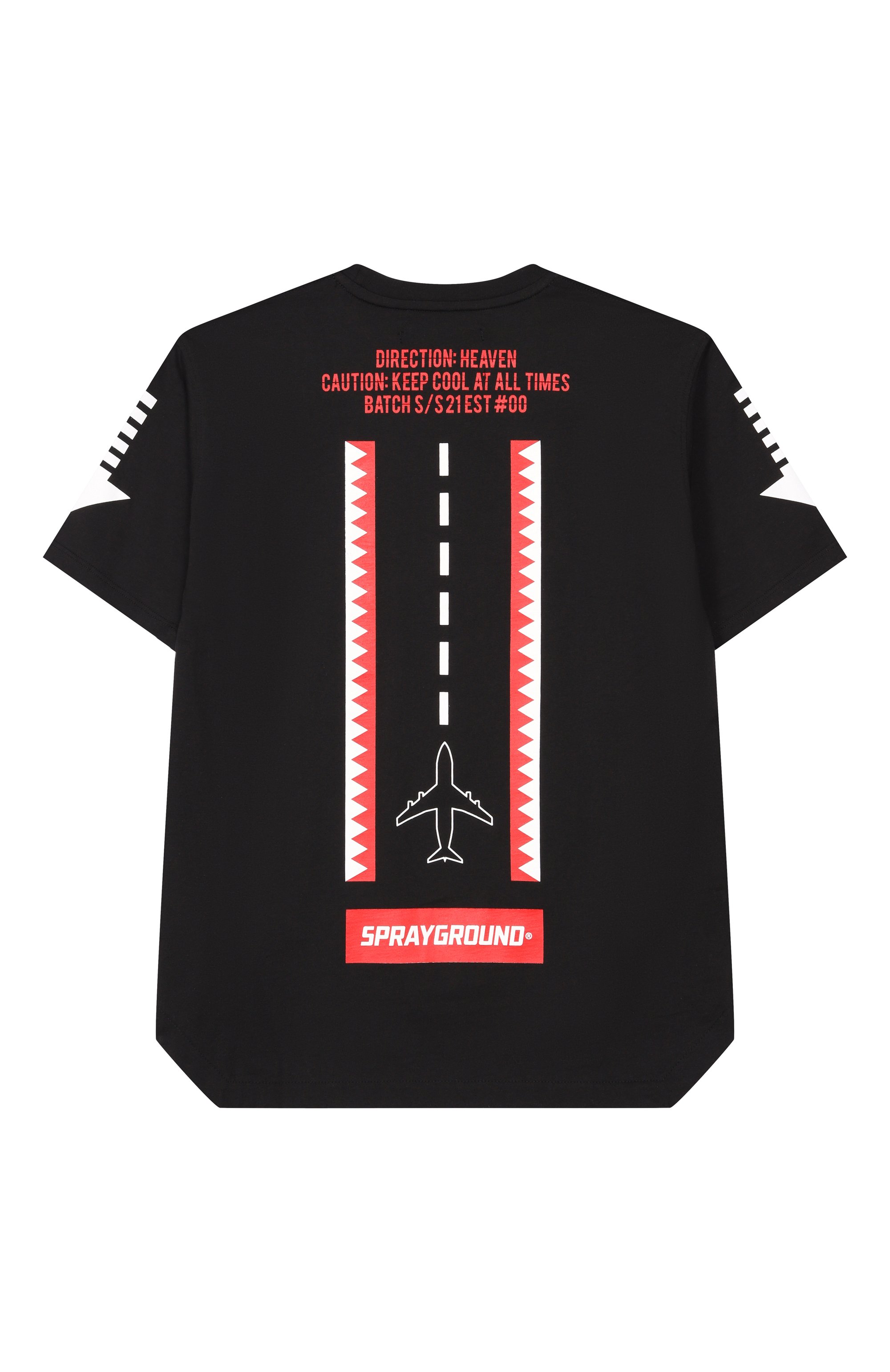 Хлопковая футболка SPRAYGROUND, арт. 21PESPY192/TAKE-0FF T-SHIRT J, фото 2