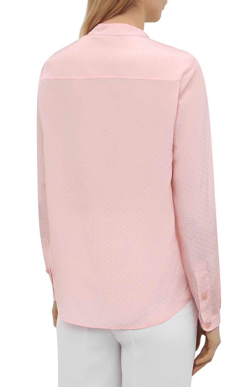 Блузка из вискозы STELLA MCCARTNEY светло-розового цвета по цене 59950 руб., арт. 531885/SRA33, фото 4 Блузка из вискозы STELLA MCCARTNEY, арт. 531885/SRA33, фото 4