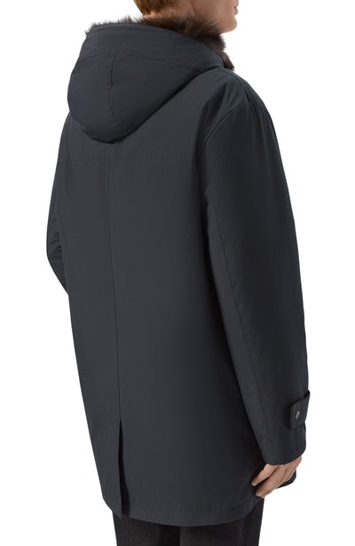 Пуховая парка с подкладкой из соболя BLACK SABLE, арт. BS-MWHP-EB, фото 4
