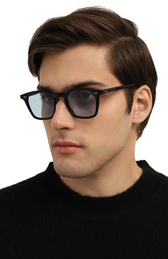 Мужские солнцезащитные очки PETER&MAY WALK голубого цвета, арт. LT15 FIVE AGAIN BLACK BEIN BLUE | Фото 2 (Региональные ограничения белый список (Axapta Mercury): Не проставлено; Нос: Не проставлено; Тип очков: С/з; Кросс-КТ: С/з-мужское; Материал: Пластик; Оптика Гендер: оптика-мужское; Очки форма: Квадратные)