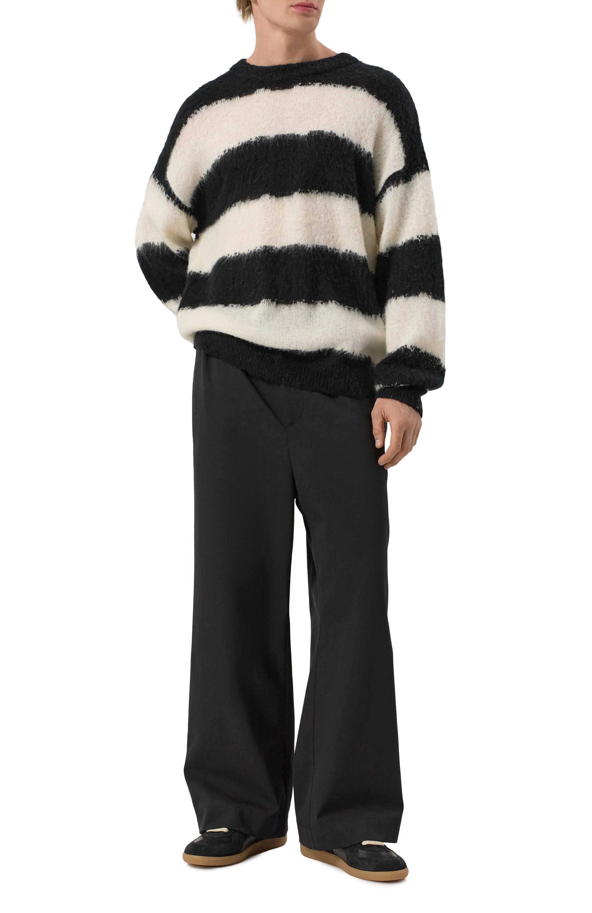 Брюки NANUSHKA черного цвета по цене 74650 руб., арт. NM24FWPA24599, фото 2 Брюки NANUSHKA, арт. NM24FWPA24599, фото 2