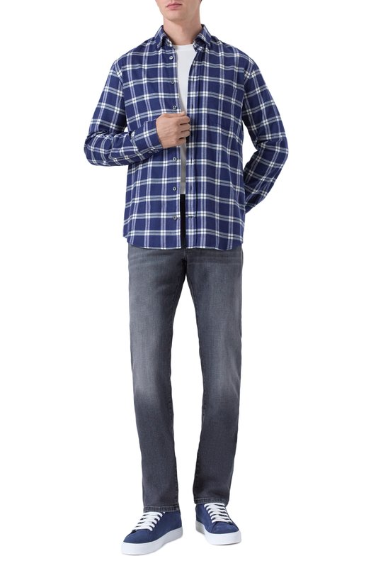 Замшевые кеды Oil Hide and Jack E0ILLYBLWHT Синий  E0ILLYBLWHT Фото 2