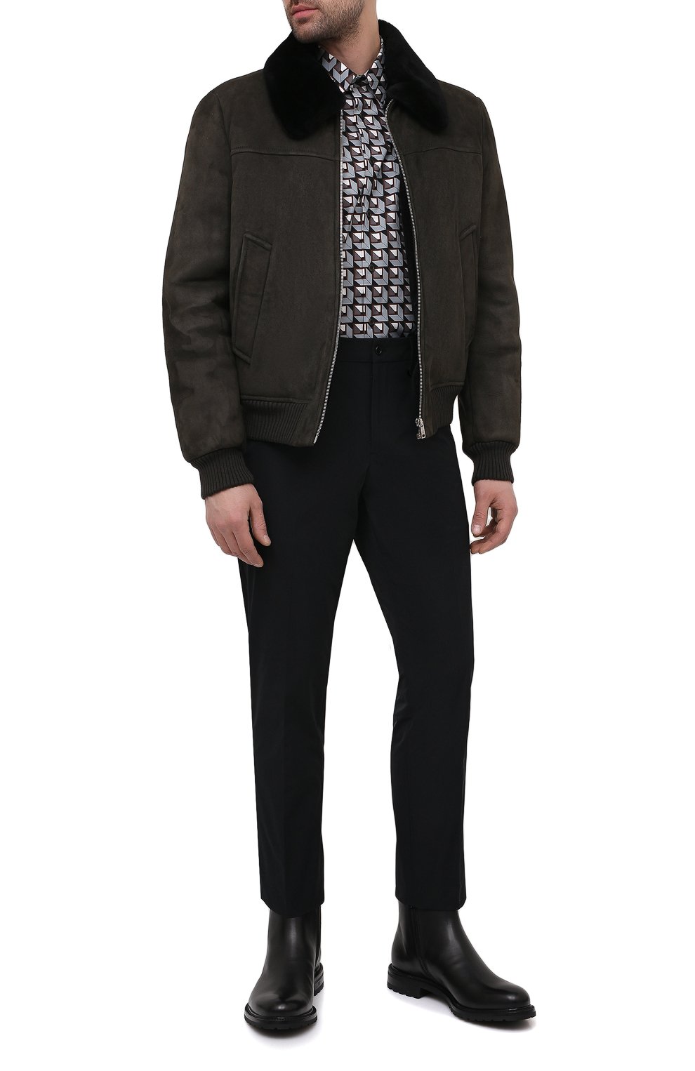 Кожаные сапоги PRADA, арт. 2TF030-3F98-F0632-A000, фото 2