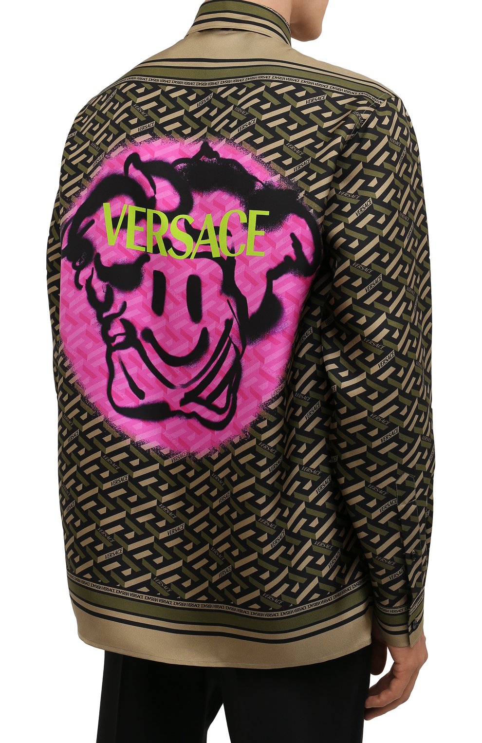 Шелковая рубашка VERSACE, арт. A84050/1A01613, фото 4