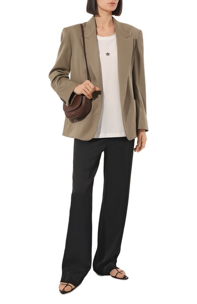 Хлопковая футболка LORENA ANTONIAZZI белого цвета по цене 21450 руб., арт. P2308TS25A/9999, фото 2 Хлопковая футболка LORENA ANTONIAZZI, арт. P2308TS25A/9999, фото 2