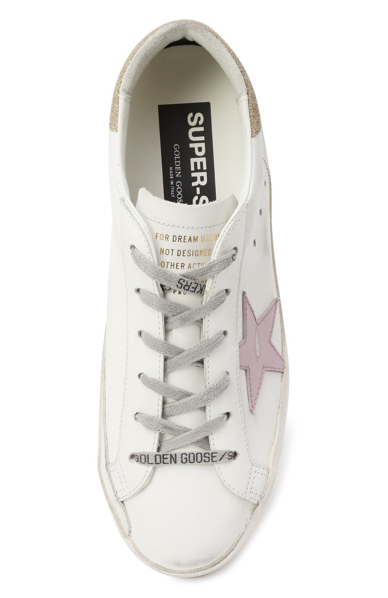 Кожаные кеды super-star GOLDEN GOOSE DELUXE BRAND, арт. GWF00102.F006842, фото 1