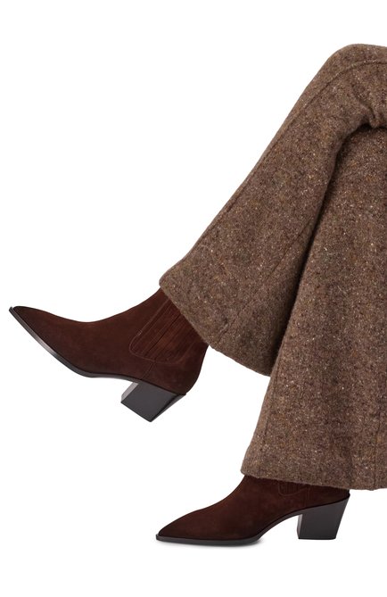 Женские замшевые ботильоны SANTONI, арт. WT0G71799BJ2NAEA