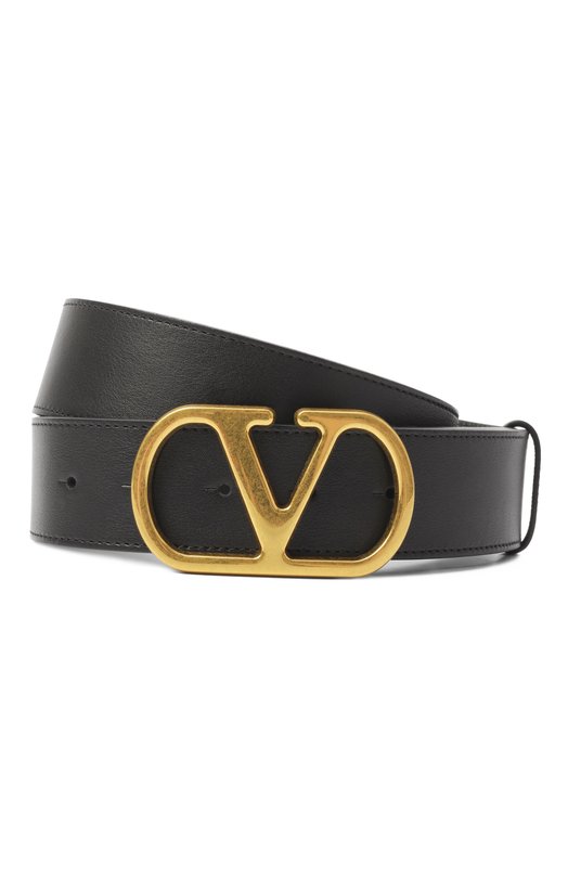 Кожаный ремень Valentino 7Y2T0SQ7/IYR Чёрный 7Y2T0SQ7/IYR