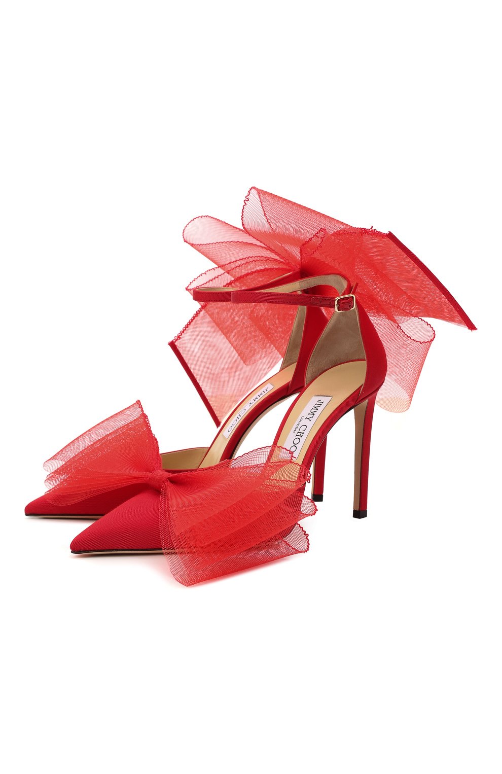 Текстильные туфли averly 100 JIMMY CHOO, арт. AVERLY 100/YMG, фото 1