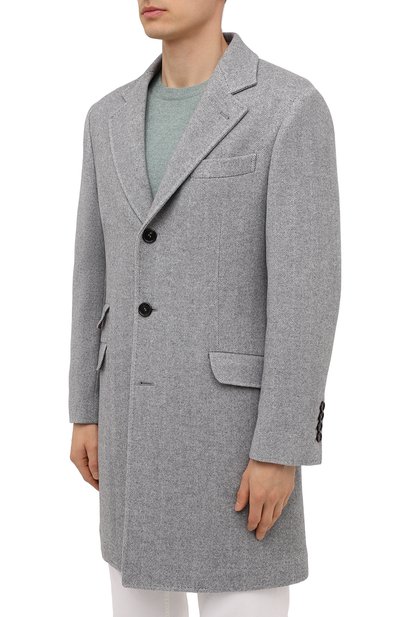 Пальто из шерсти и кашемира BRUNELLO CUCINELLI, арт. MQ4499039, фото 3