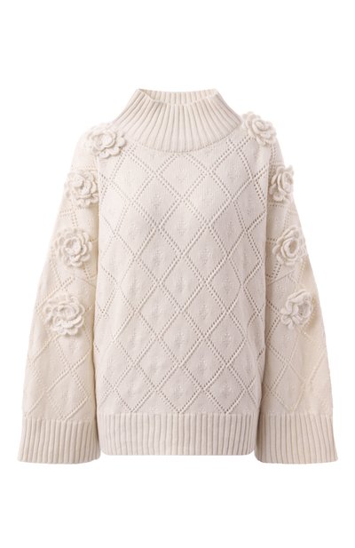 Женский свитер из шерсти и кашемира ELIE SAAB, арт. T0128