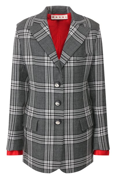 Женский шерстяной жакет MARNI, арт. GIMA0072U0/TW875