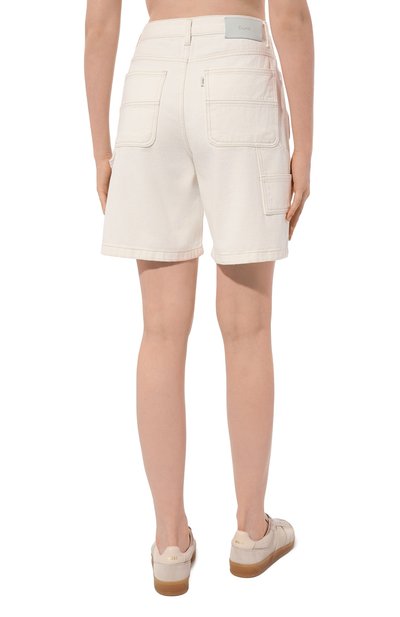 Джинсовые шорты DUNST белого цвета по цене 12950 руб., арт. UDPA4A2150W, фото 4 Джинсовые шорты DUNST, арт. UDPA4A2150W, фото 4