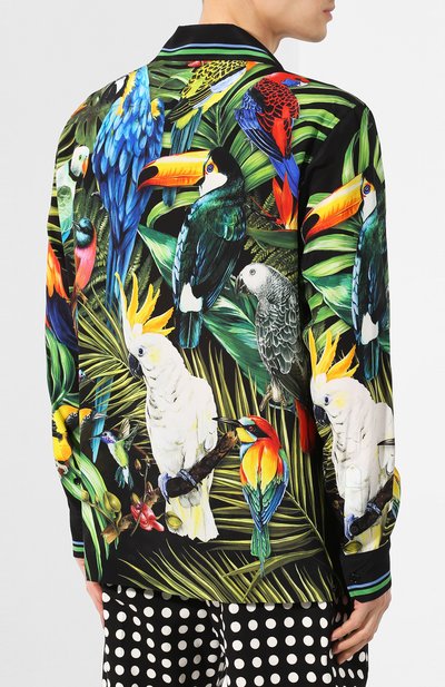 Шелковая рубашка DOLCE & GABBANA, арт. G5GY8T/FI1RL, фото 4