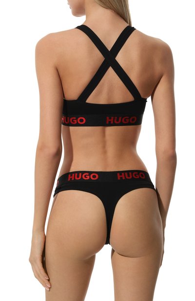 Хлопковые трусы-стринги HUGO, арт. 50469651, фото 3