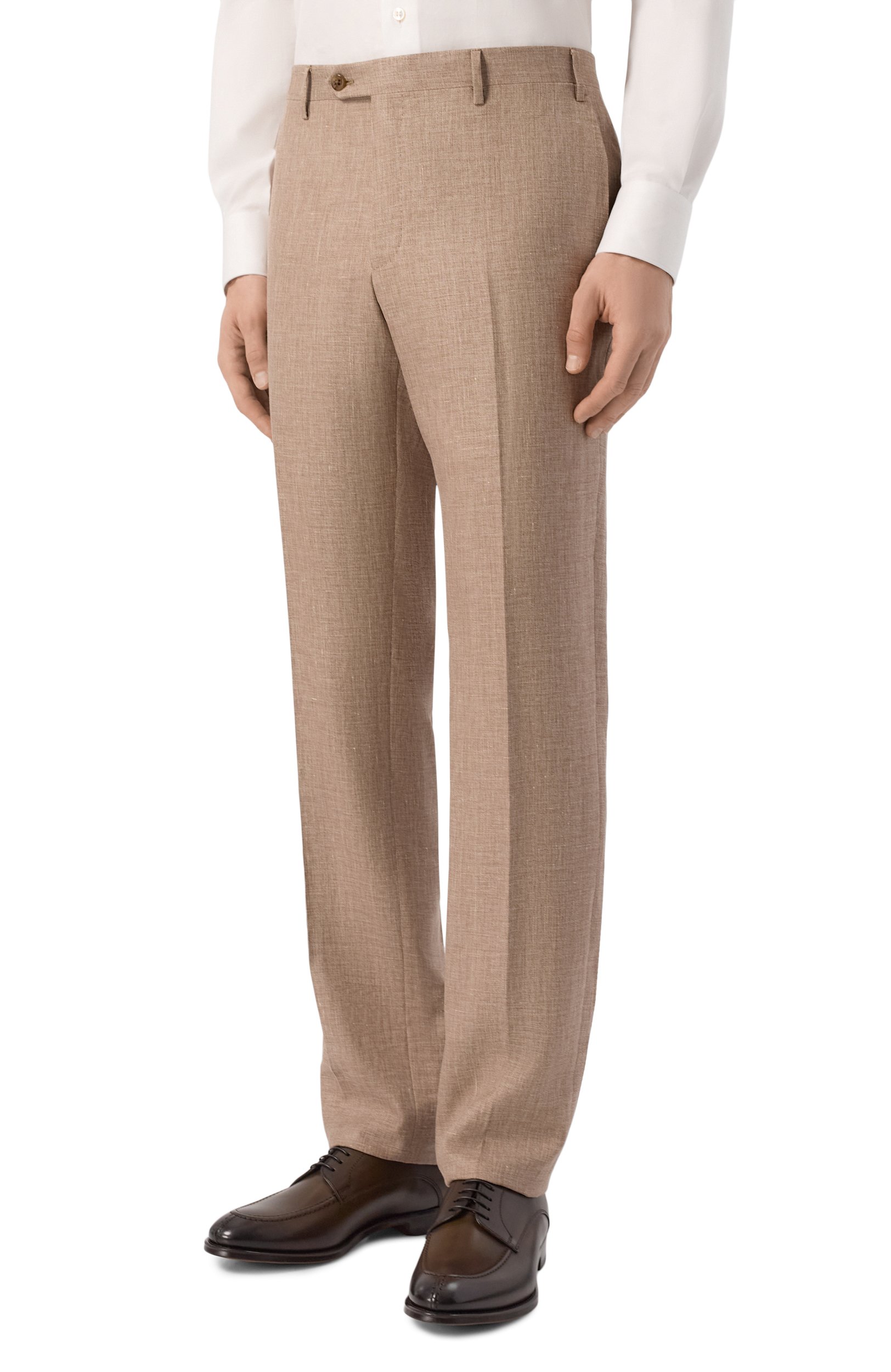 Брюки из шерсти и льна CORNELIANI, арт. 275002/2718263, фото 3