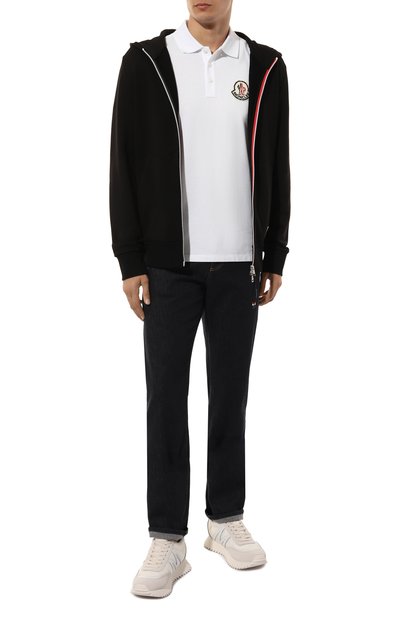 Хлопковое поло MONCLER, арт. 8A000-05-89A16, фото 2