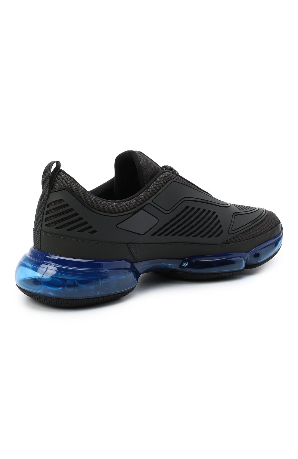 Комбинированные кроссовки PRADA, арт. 2EG298-2OF3-F0JQR, фото 4