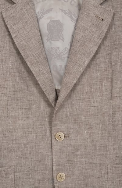 Льняной пиджак BRUNELLO CUCINELLI, арт. BB430K729B, фото 3