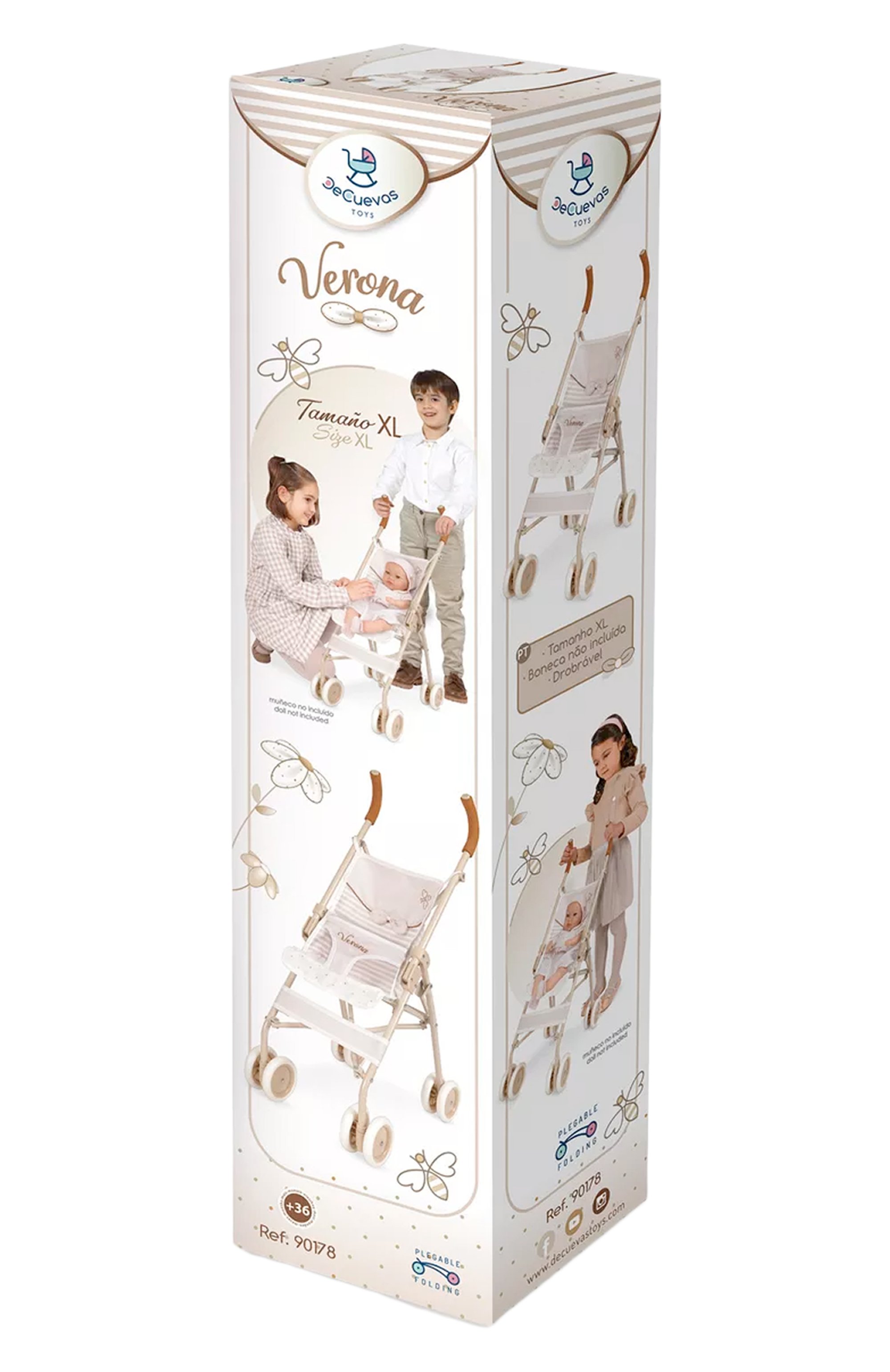 Коляска-трость для кукол верона DECUEVAS, арт. 90178, фото 6